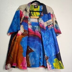 Tango Hotel Men's Multicolor Shorts & Shirt Set. Sz XL.